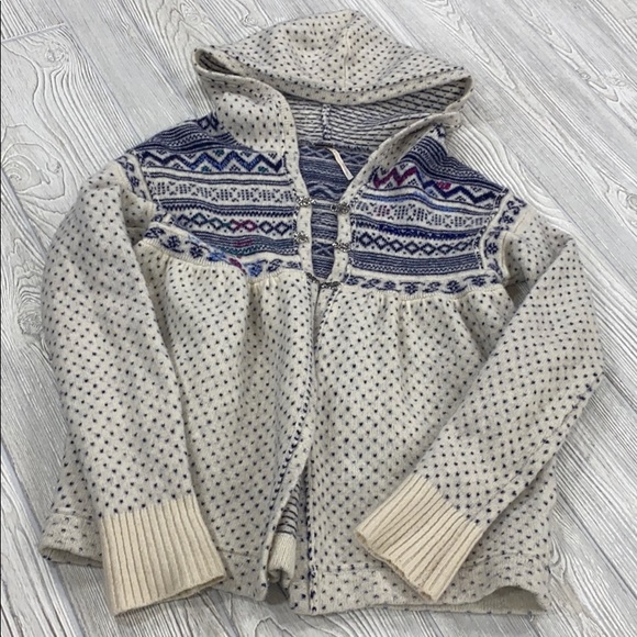 Free People Sweaters - Free People Nordic Hoodie Sweater - sz M